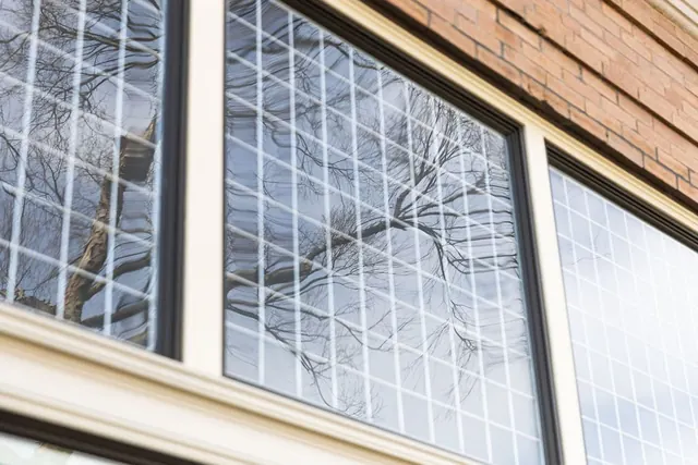 Restored windows on the Life Insurance Company of Alabama building
